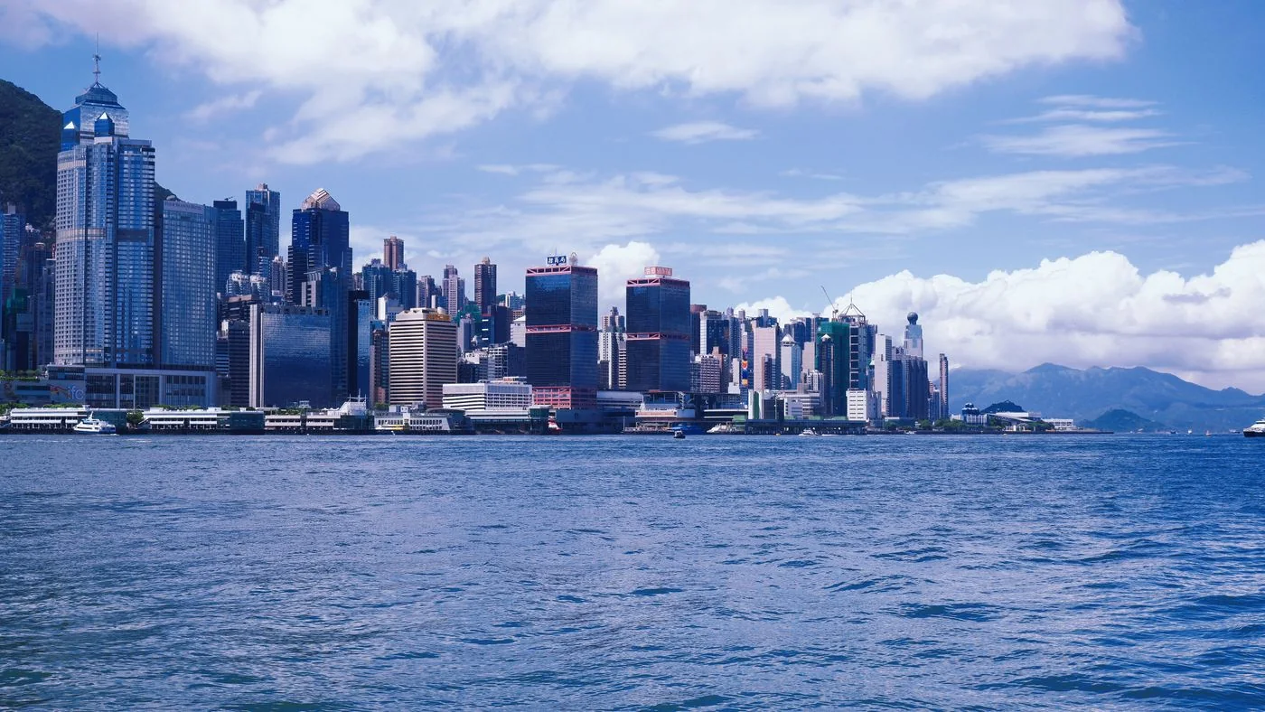 Hong Kong skyline across Victoria Harbour